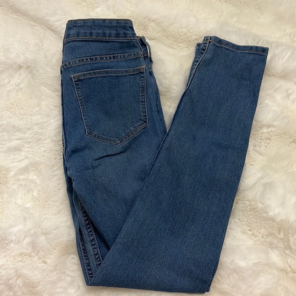 H&M basic skinny blue denim